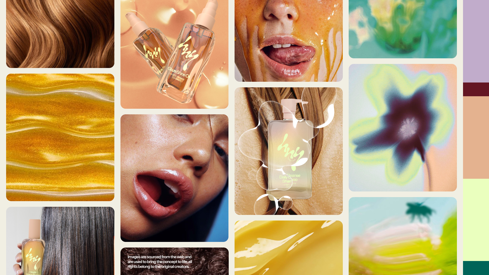 Stationery design of letterhead and business cards for the company Anders on top of a blurred photo of a house interior.