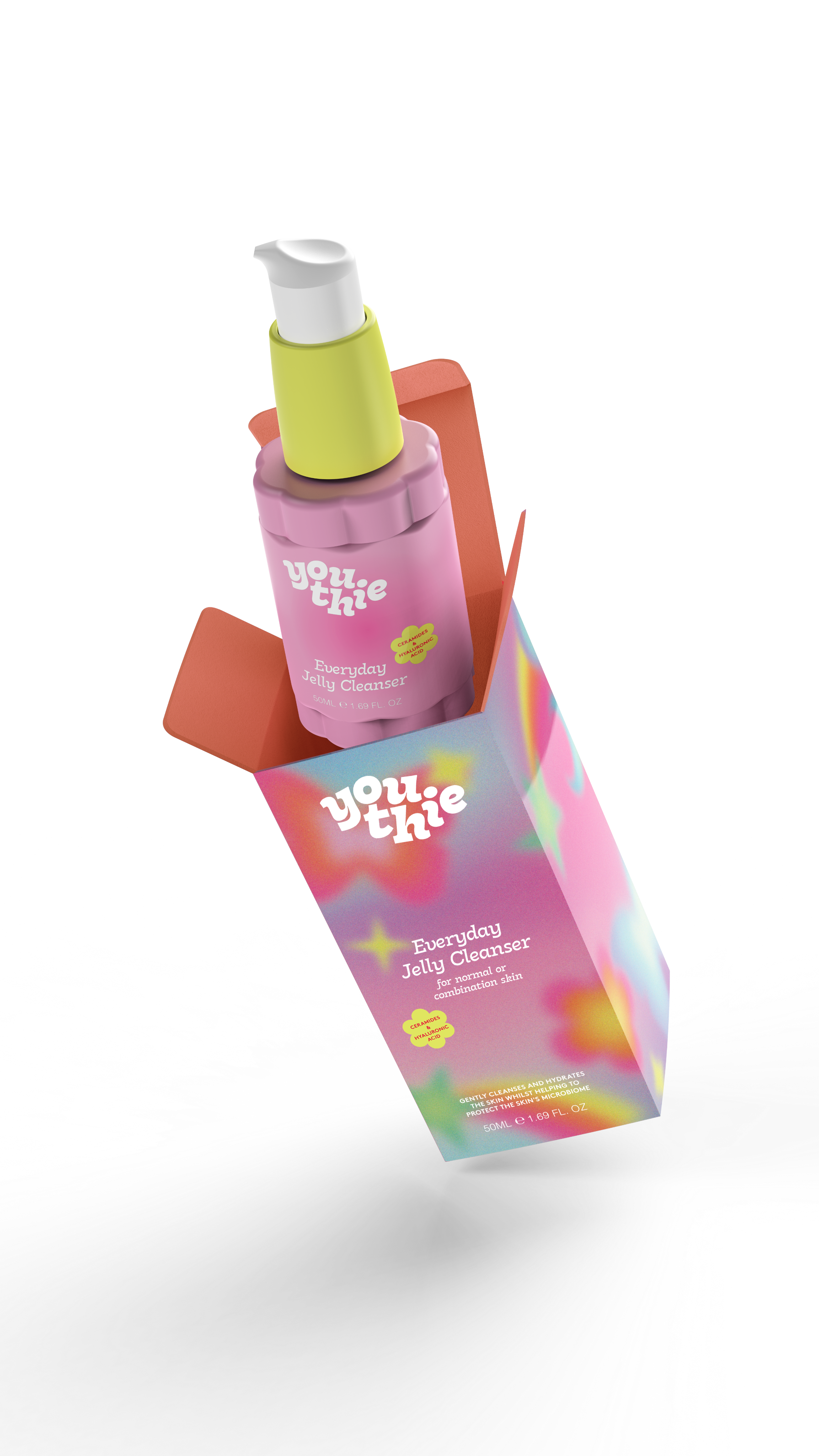 Graphic depicting a hexagonal cropped photo of an interior room design with grid lines along its borders.