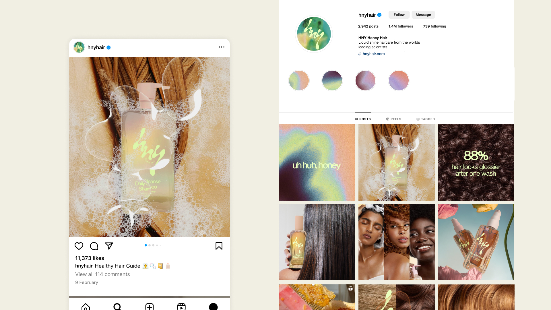 Stationery design of letterhead and business cards for the company Anders on top of a blurred photo of a house interior.